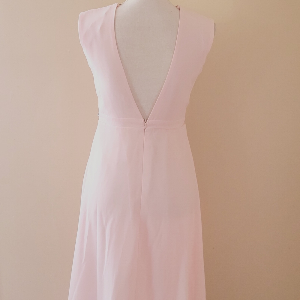 Forever 21 blush embellished maxi dress size large - Picture 6 of 9